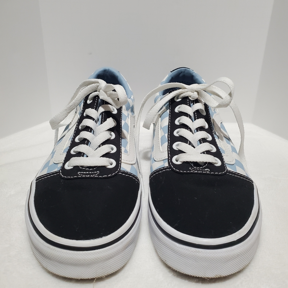 Vans Blue and White Sneakers Classic Style - Picture 2 of 8